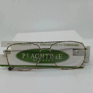 NWT MEN'S PEACHTREE EYEGLASS FRAMES OLIVE DEMI AMBER